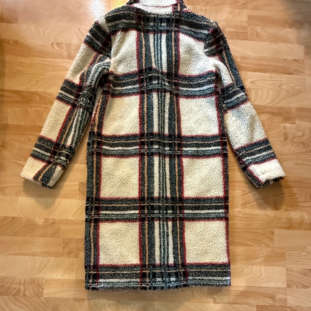 NWT Carolina Belle Montreal woman’s plaid Sherpa jacket XS - Picture 7 of 16